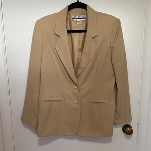 Vintage JG Hook Women's Tan Blazer
